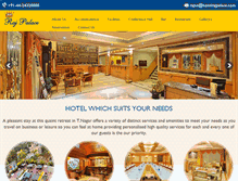 Tablet Screenshot of hotelrajpalace.com
